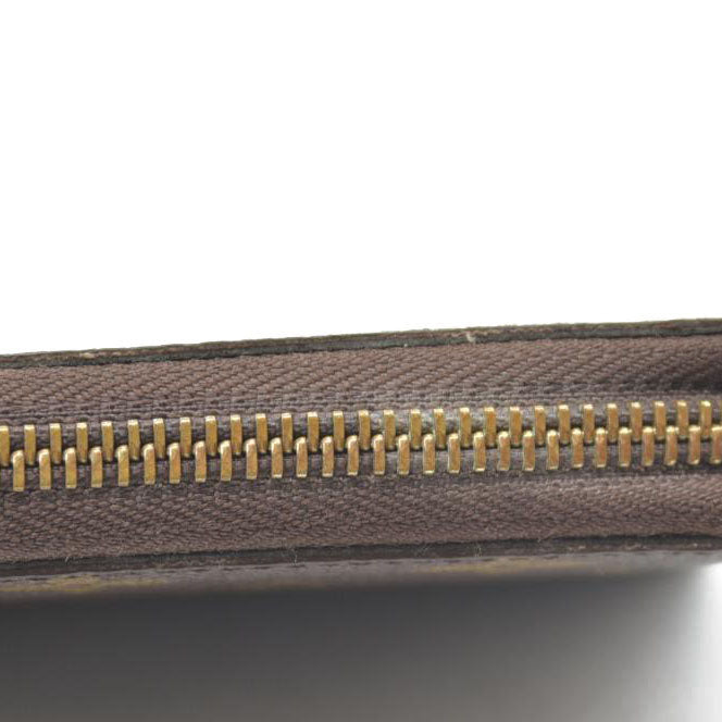 Louis Vuitton Zippy Zip Around Long Wallet Purse Brown SP2152