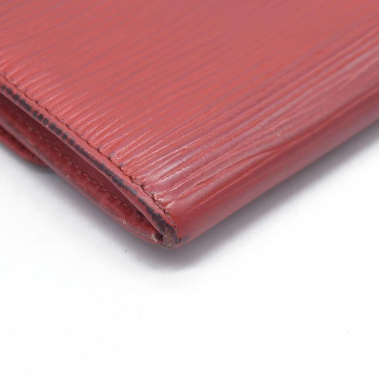 $345 Louis Vuitton Red Epi Coin Pouch