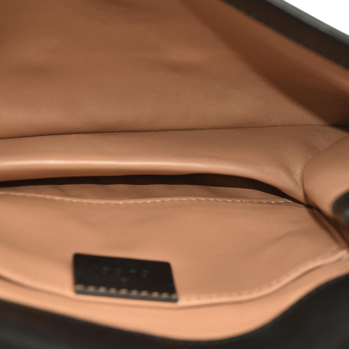 Gucci  Nappa Pearl Studded Mini Queen Margaret Broadway Shoulder Bag Black