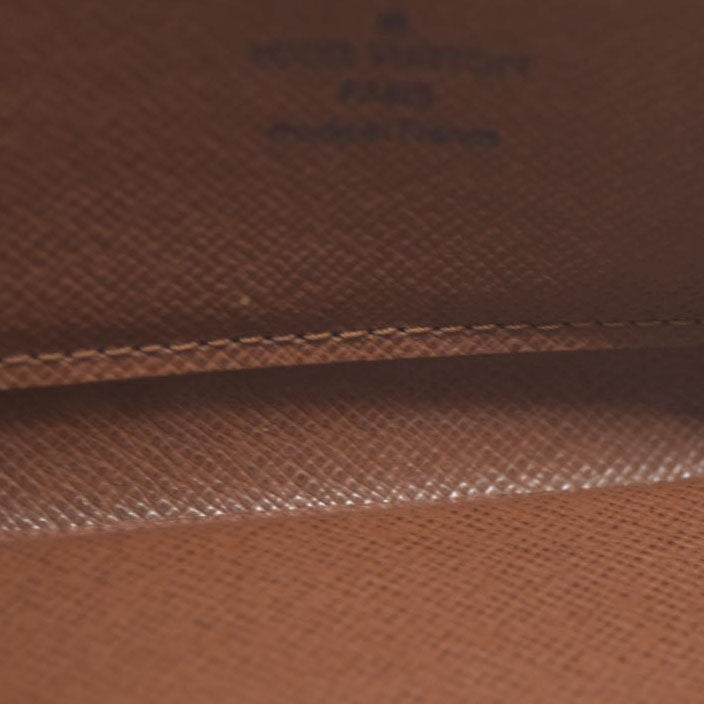 Louis Vuitton Zippy Zip Around Long Wallet Purse Brown SP2152