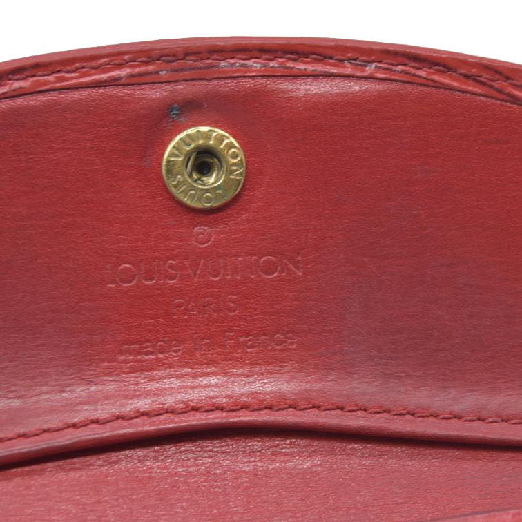 $345 Louis Vuitton Red Epi Coin Pouch