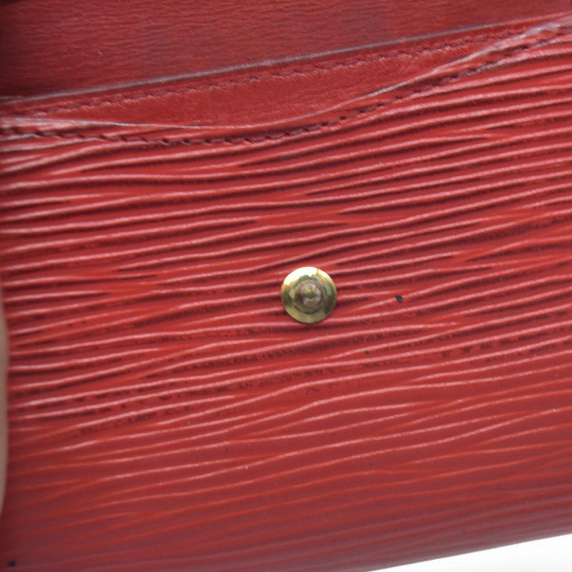 $345 Louis Vuitton Red Epi Coin Pouch