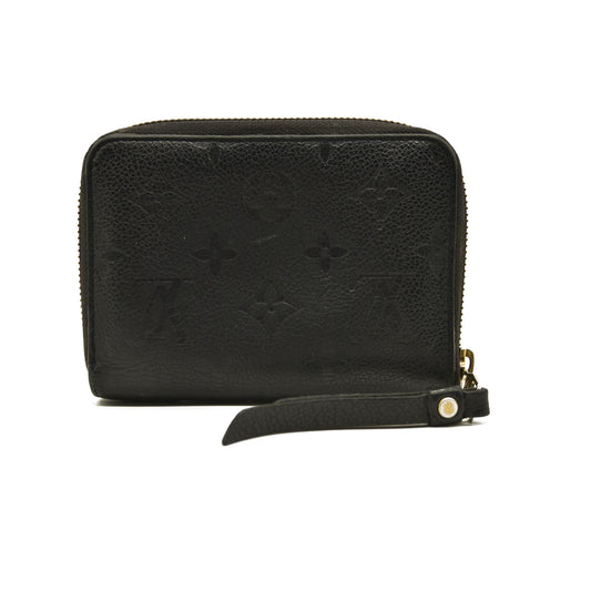 Louis Vuitton  Empreinte Zippy Coin Purse Black TS1143