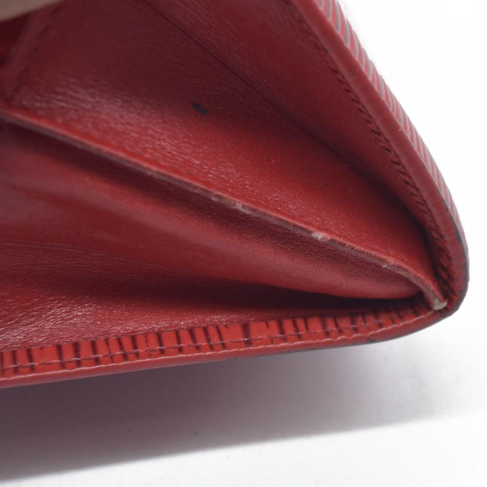 $345 Louis Vuitton Red Epi Coin Pouch