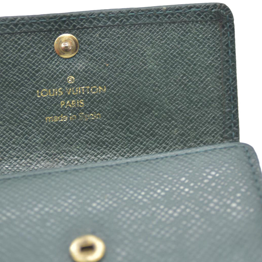 Louis Vuitton Taiga Leather Multicles 4 Ring Key Case Epicea CA1918