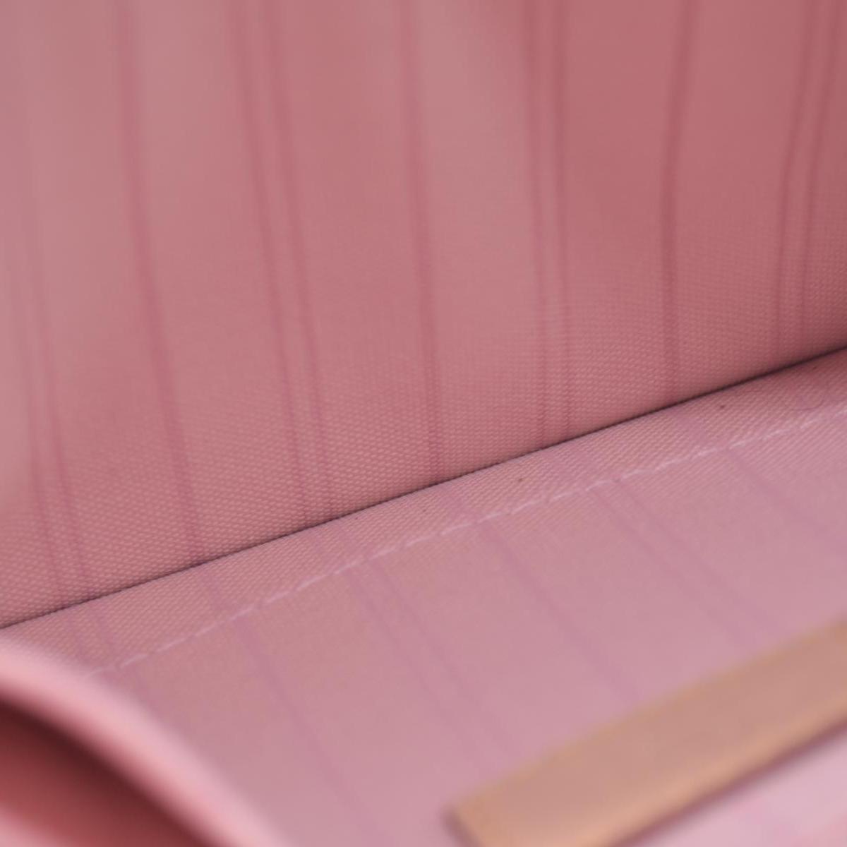 $600 Louis Vuitton Damier Azur Neverfull MM GM Pochette Rose Ballerine RFID CONSIGNMENT 10021146