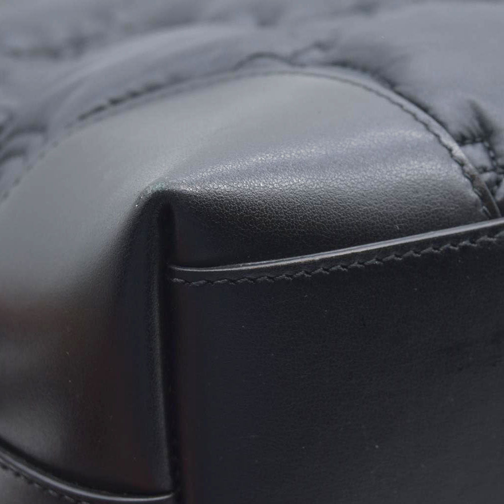 $2750 Gucci  Calfskin GG Matelasse Medium Ophidia Shopping Tote Black