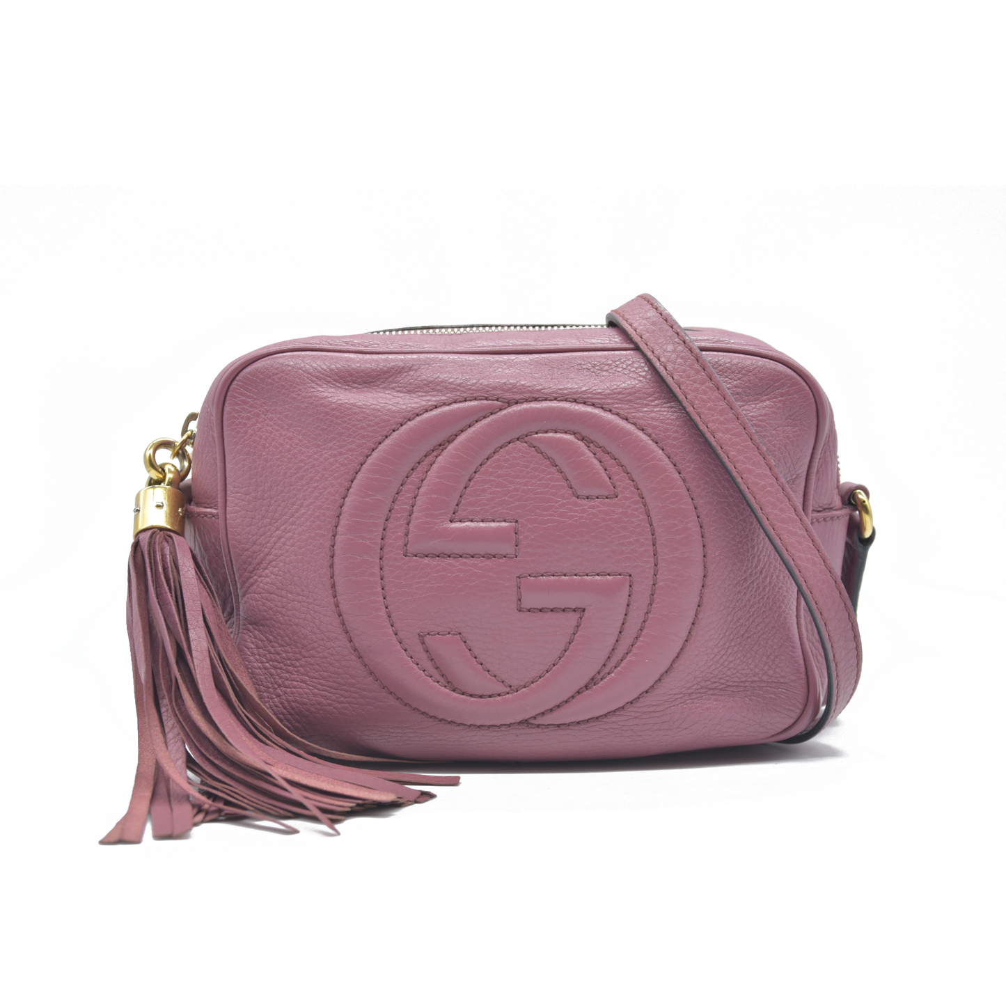 $1490 GUCCI Soho Disco Leather Shoulder Bag