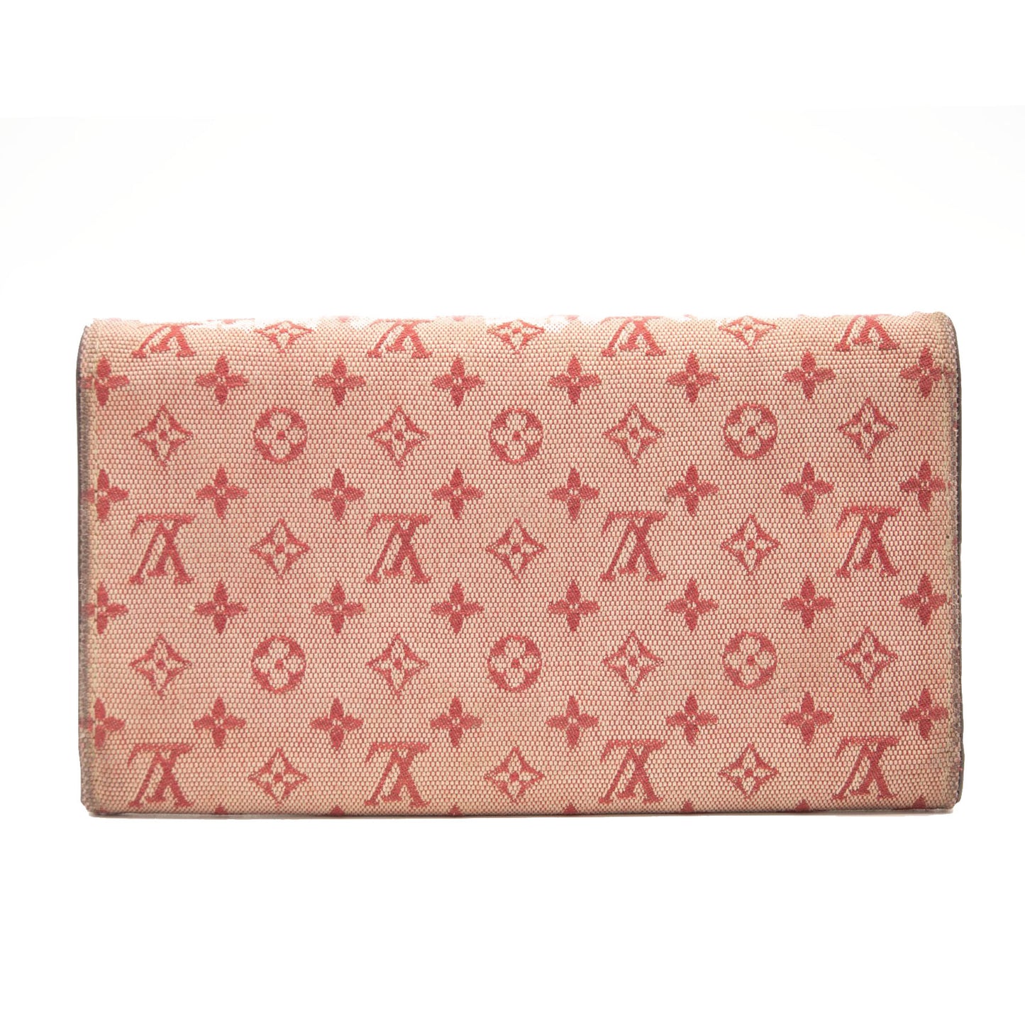 LOUIS VUITTON Mini Monogram Porte Tresor International Wallet Cherry