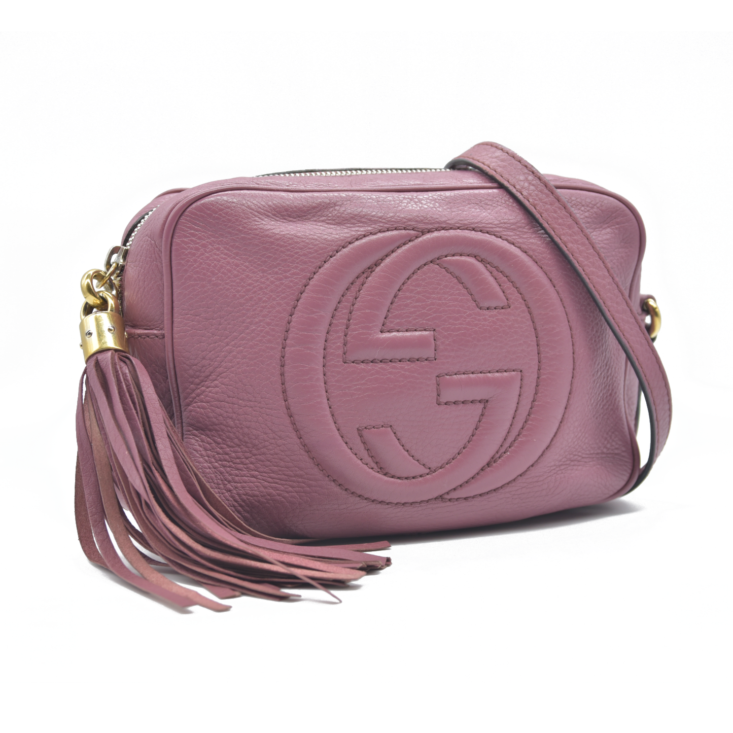 $1490 GUCCI Soho Disco Leather Shoulder Bag