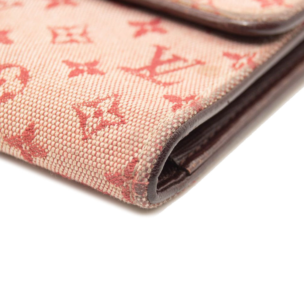 LOUIS VUITTON Mini Monogram Porte Tresor International Wallet Cherry