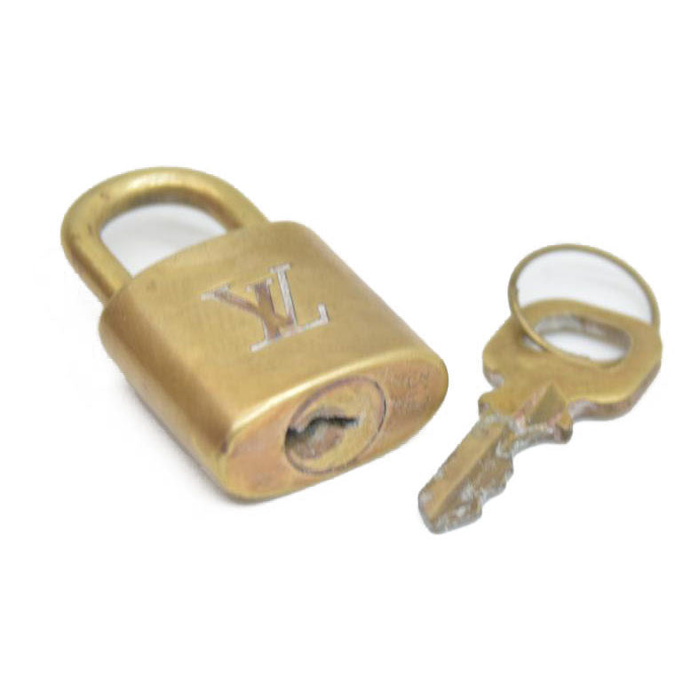 AUCTION Louis Vuitton Gold Lock and Key #312