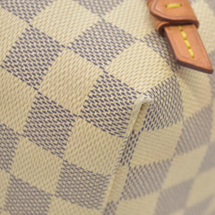 AUCTION $1250 Louis Vuitton  Damier Azur Sperone BB Backpack SR1137 2017