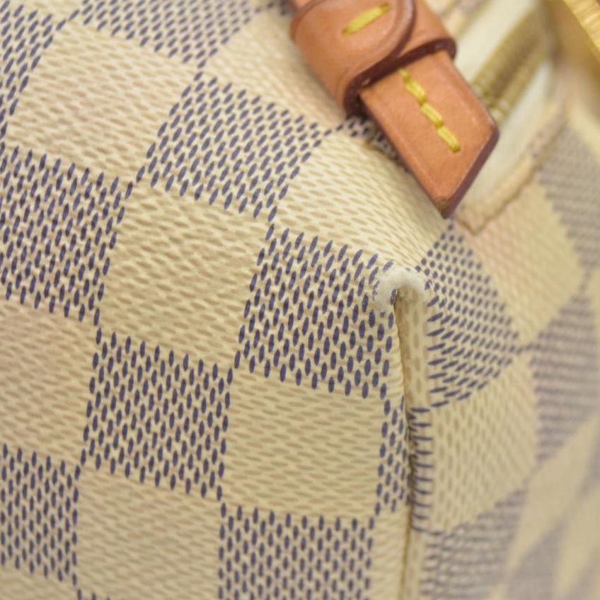 AUCTION $1250 Louis Vuitton  Damier Azur Sperone BB Backpack SR1137 2017