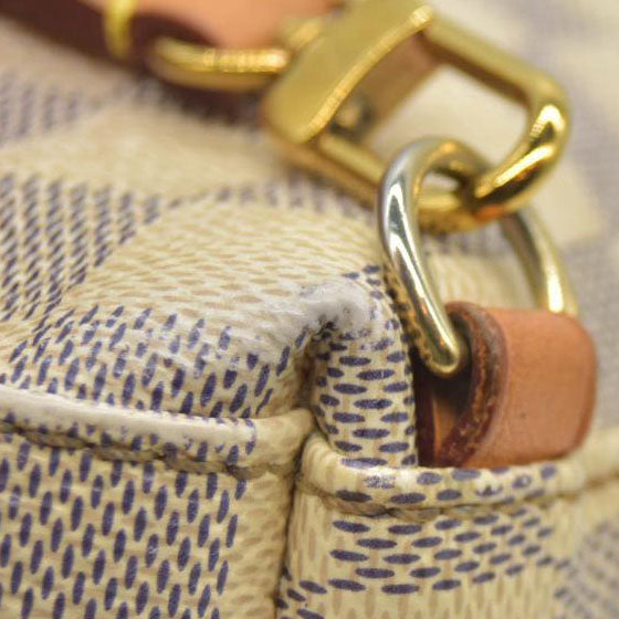 AUCTION $1250 Louis Vuitton  Damier Azur Sperone BB Backpack SR1137 2017