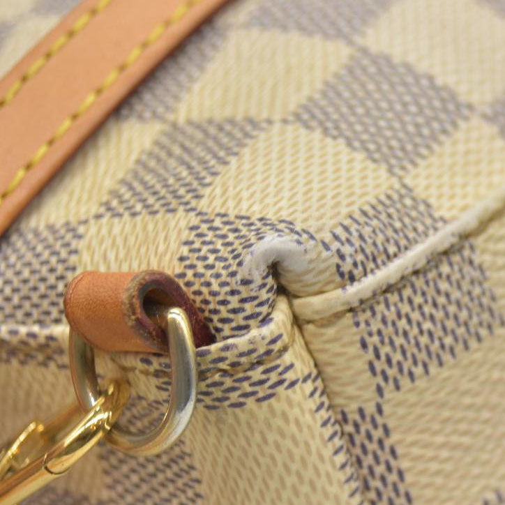 AUCTION $1250 Louis Vuitton  Damier Azur Sperone BB Backpack SR1137 2017