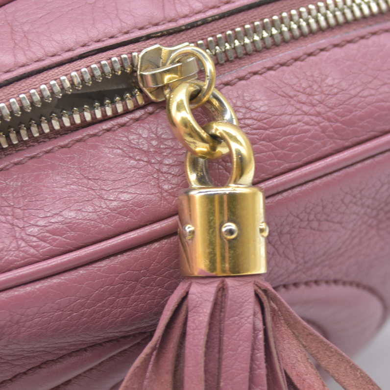 $1490 GUCCI Soho Disco Leather Shoulder Bag