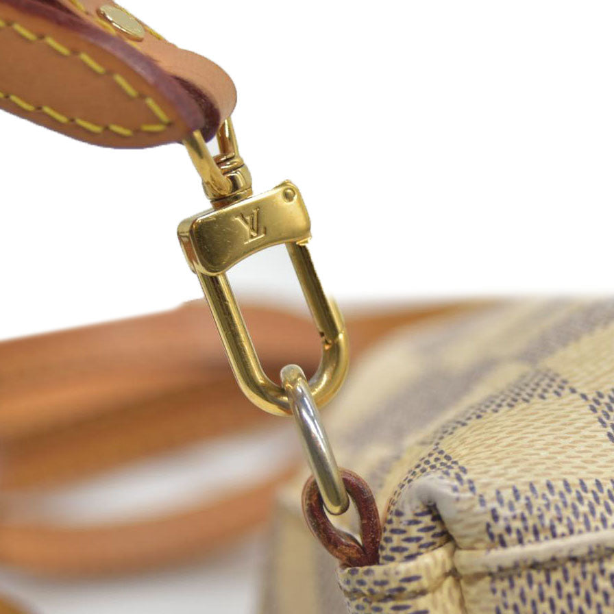 AUCTION $1250 Louis Vuitton  Damier Azur Sperone BB Backpack SR1137 2017