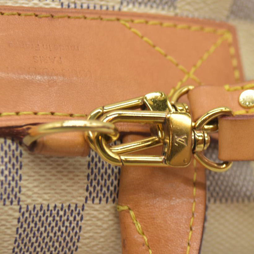 AUCTION $1250 Louis Vuitton  Damier Azur Sperone BB Backpack SR1137 2017