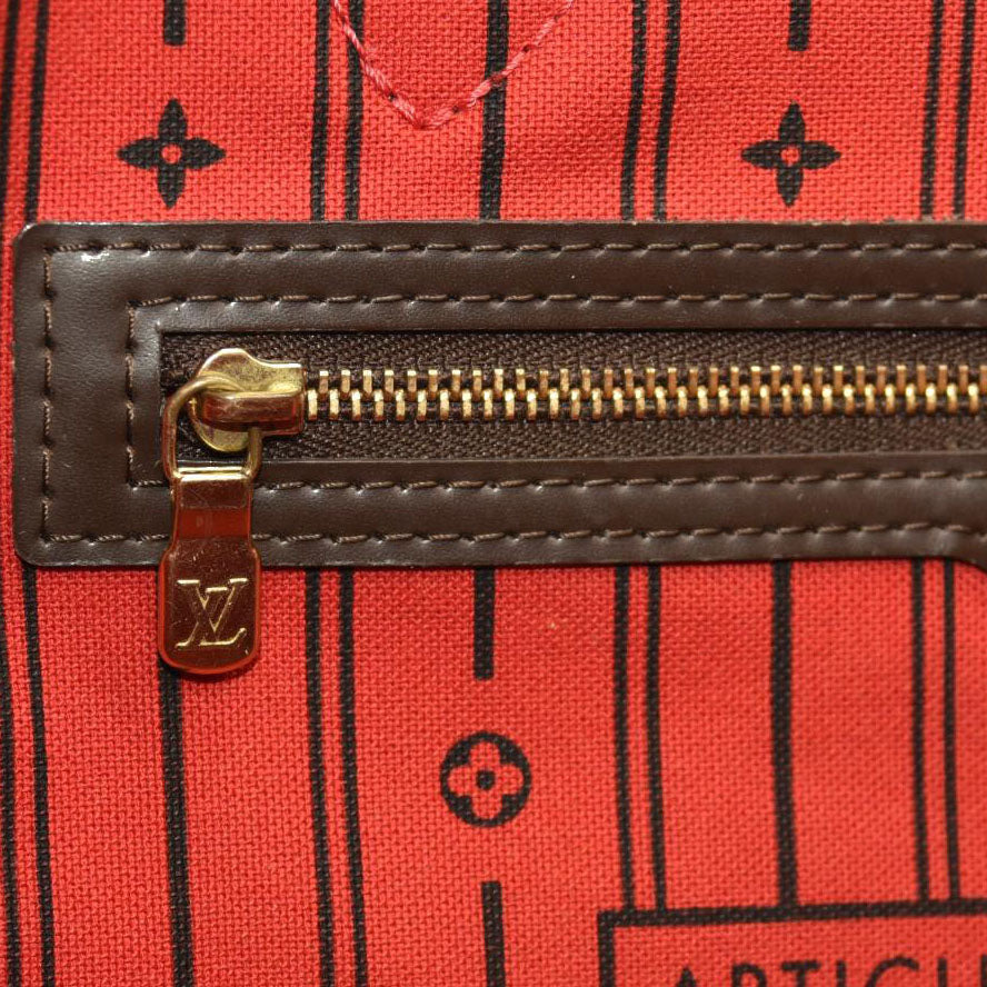 Louis Vuitton  Damier Ebene Neverfull GM FL2131