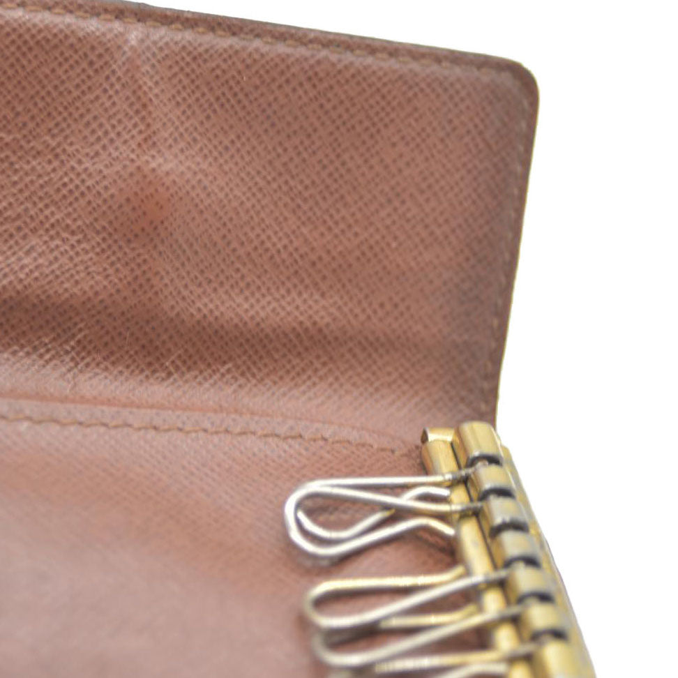 Louis Vuitton Monogram Multicles 6 Ring Key Case Brown