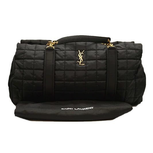 Saint Laurent Gloria Travel YSL Duffel Bag in Quilted Nylon