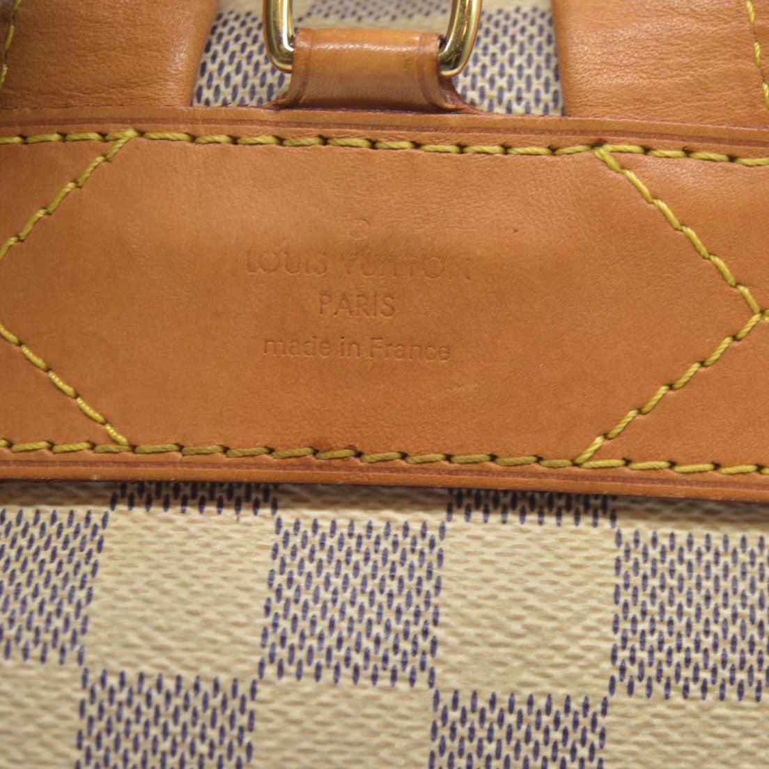 AUCTION $1250 Louis Vuitton  Damier Azur Sperone BB Backpack SR1137 2017