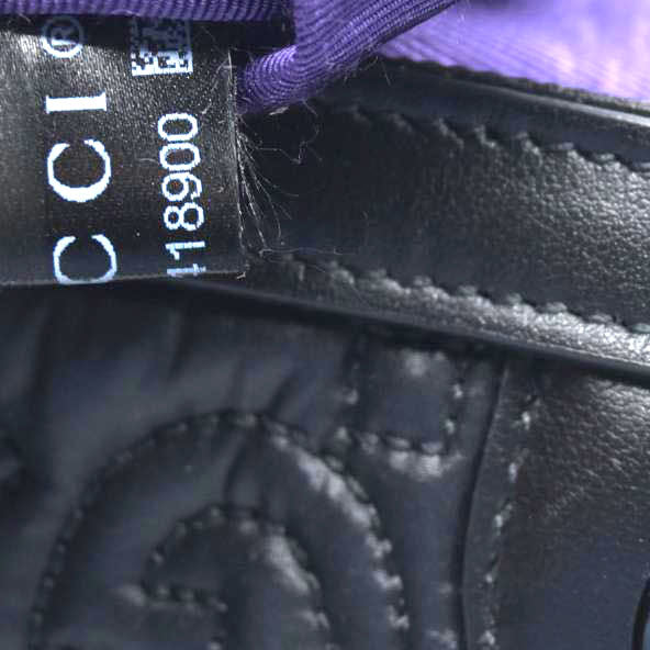 $2750 Gucci  Calfskin GG Matelasse Medium Ophidia Shopping Tote Black