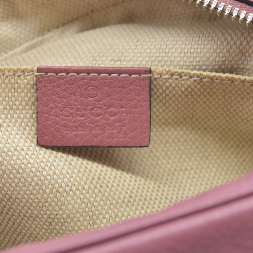 $1490 GUCCI Soho Disco Leather Shoulder Bag