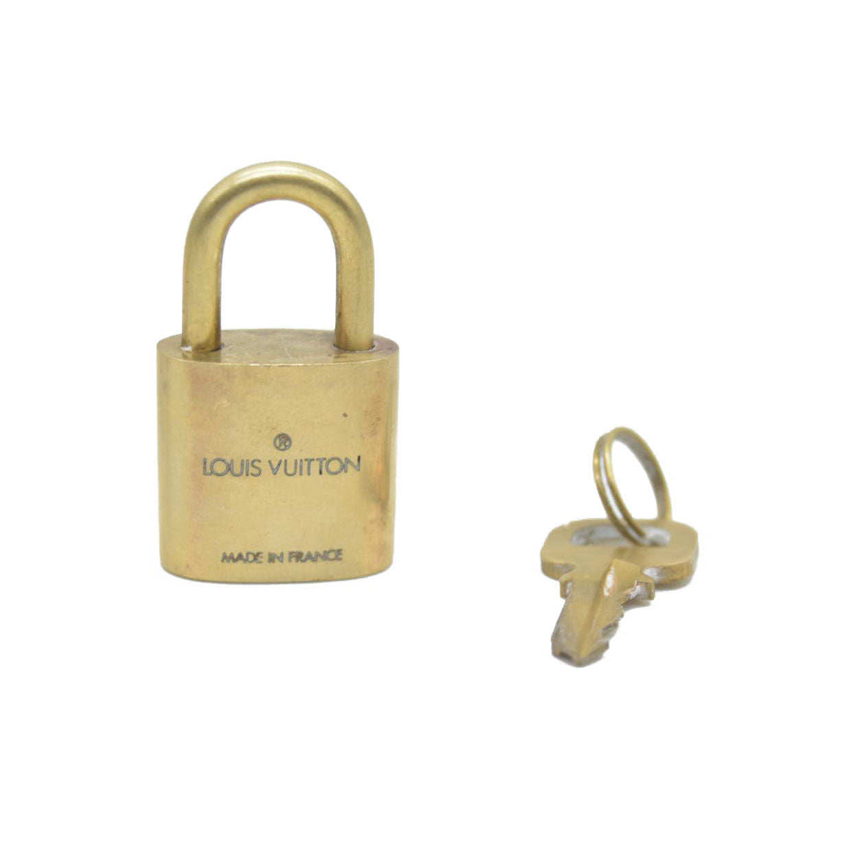 AUCTION Louis Vuitton Gold Lock and Key #310