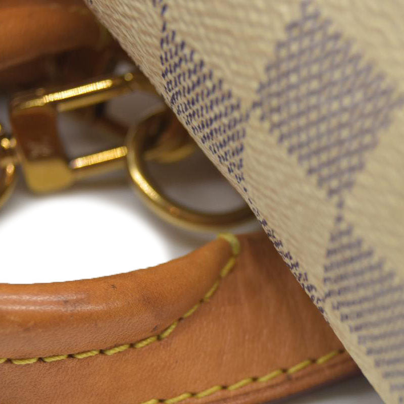 AUCTION $1250 Louis Vuitton  Damier Azur Sperone BB Backpack SR1137 2017