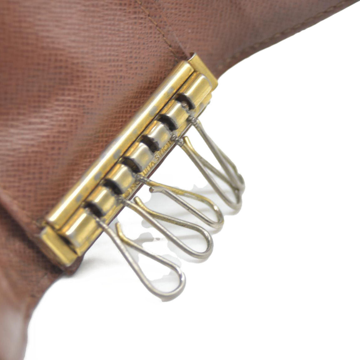 Louis Vuitton Monogram Multicles 6 Ring Key Case Brown