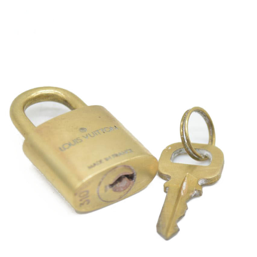 AUCTION Louis Vuitton Gold Lock and Key #310