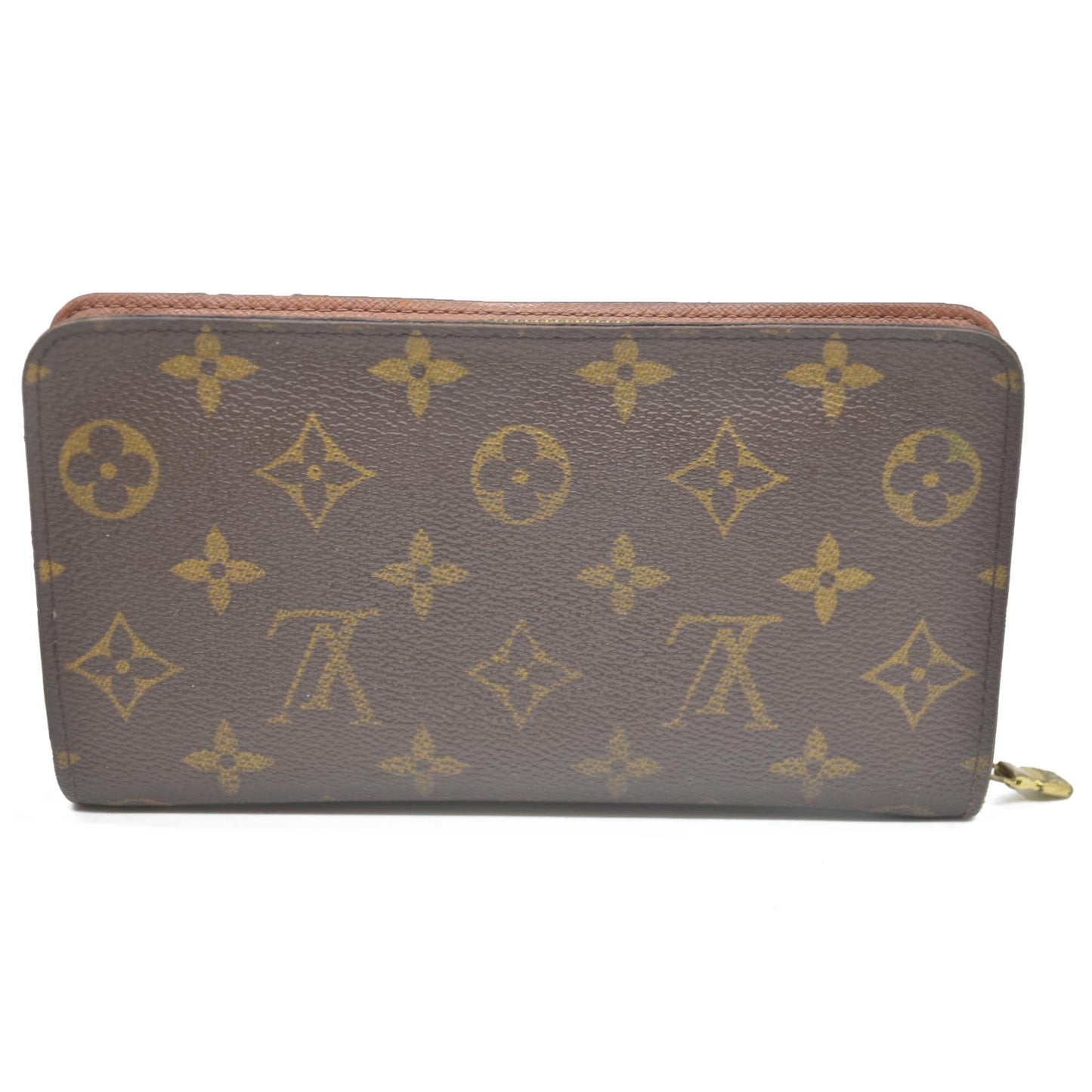 Louis Vuitton Monogram Porte Monnaie Zippy Long Wallet Brown CA0928