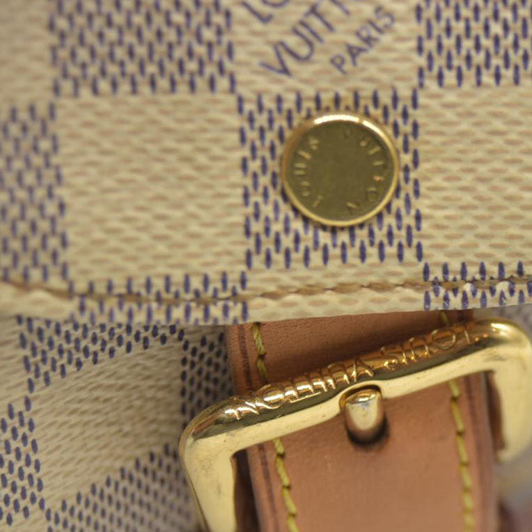 AUCTION $1250 Louis Vuitton  Damier Azur Sperone BB Backpack SR1137 2017