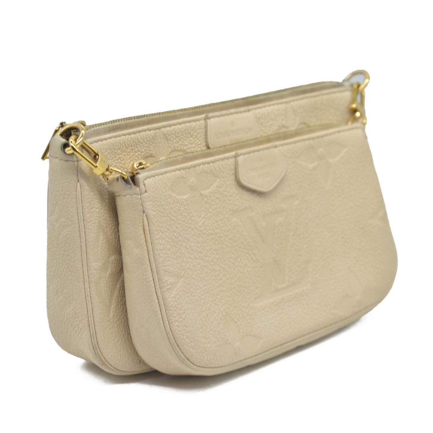 $3100 Louis Vuitton Monogram Giant Multi-Pochette Accessoires Cream