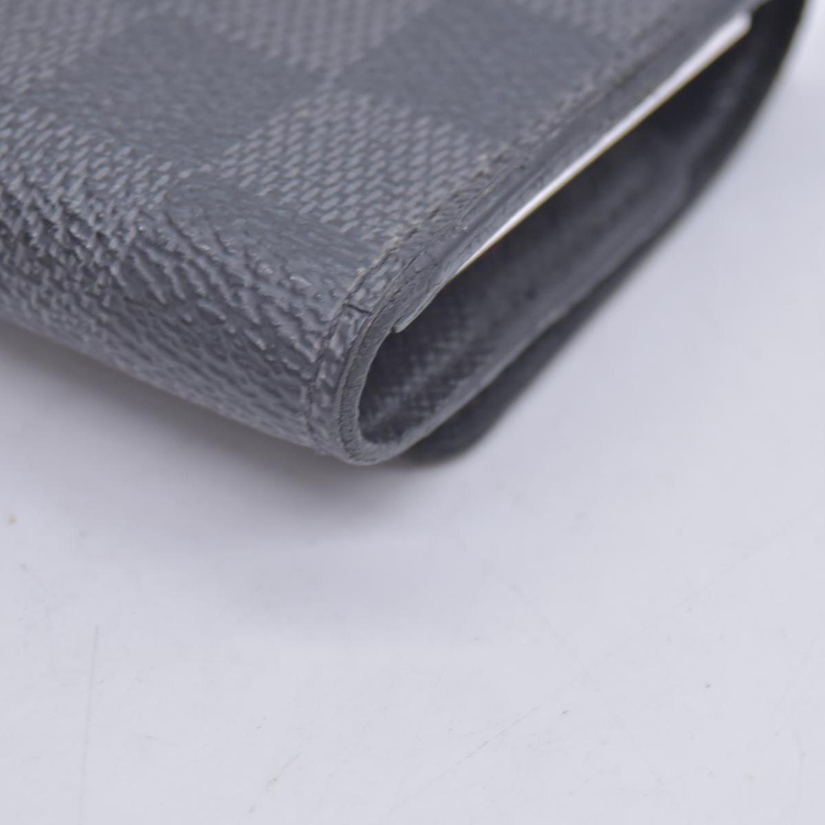 $395 2019 Louis Vuitton Graphite Multicles 6 Key Holder CT3159 CONSIGNMENT 10021147
