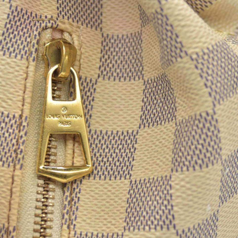 AUCTION $1250 Louis Vuitton  Damier Azur Sperone BB Backpack SR1137 2017