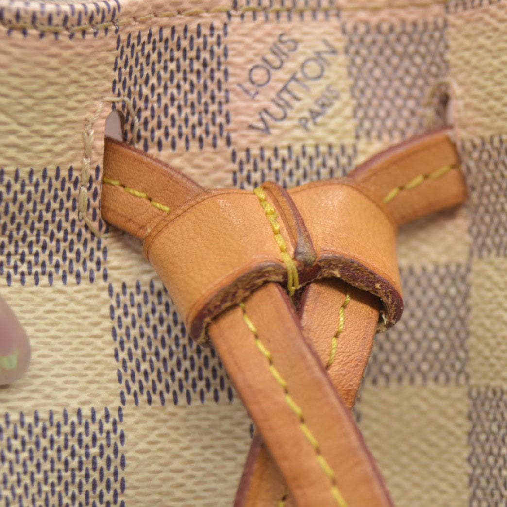 AUCTION $1250 Louis Vuitton  Damier Azur Sperone BB Backpack SR1137 2017