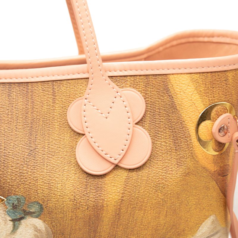 Louis Vuitton Masters Fragonard Neverfull MM Tote Pink