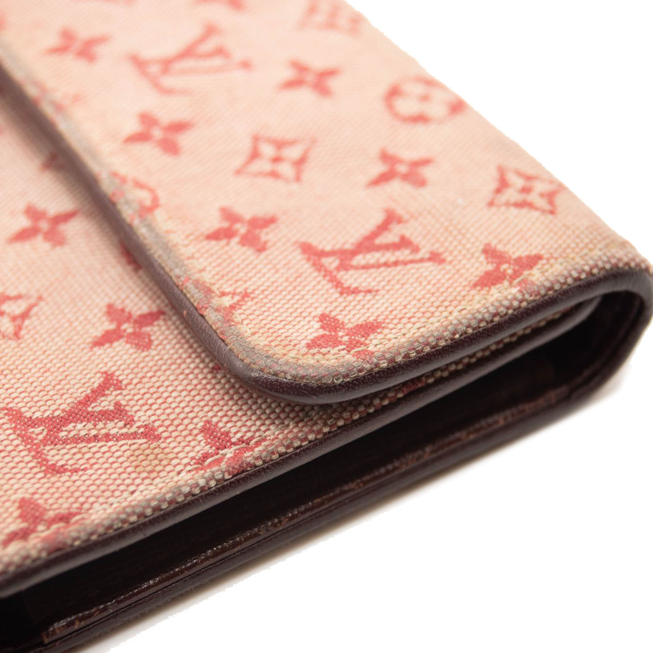 LOUIS VUITTON Mini Monogram Porte Tresor International Wallet Cherry