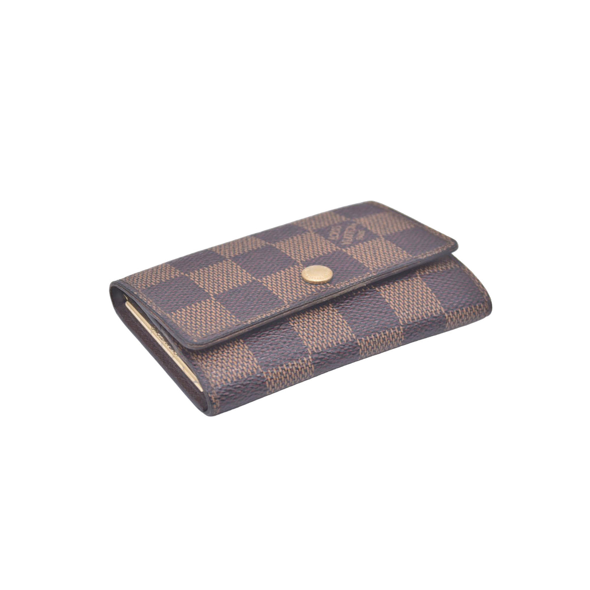 $395 2004 Louis Vuitton Damier Ebene Multicles 6 Key Holder CT0014 CONSIGNMENT 10021148