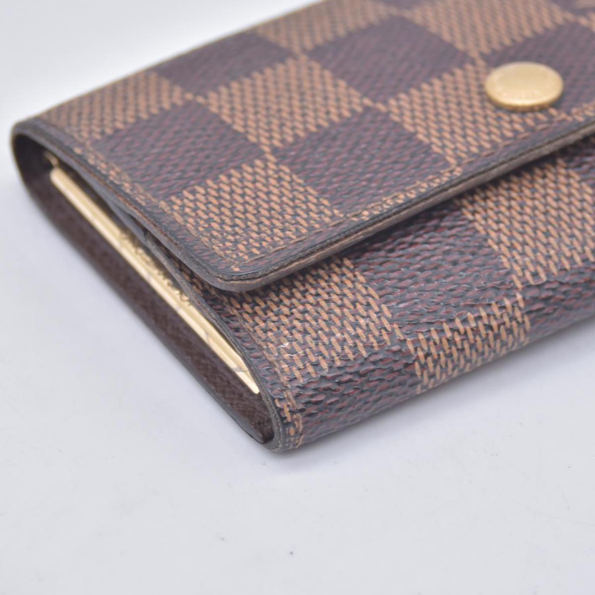 $395 2004 Louis Vuitton Damier Ebene Multicles 6 Key Holder CT0014 CONSIGNMENT 10021148