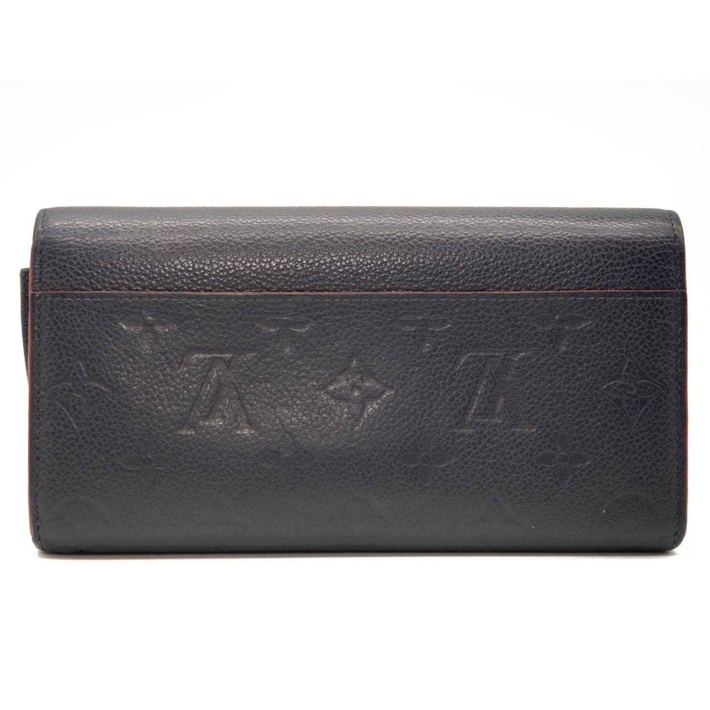 LOUIS VUITTON Empreinte Sarah Wallet NM Marine Rouge