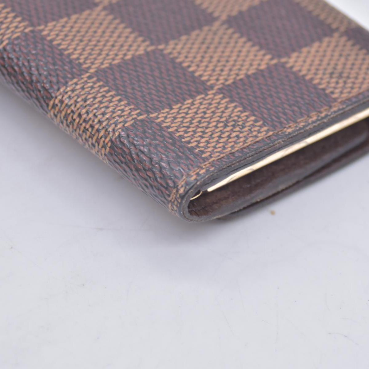 $395 2004 Louis Vuitton Damier Ebene Multicles 6 Key Holder CT0014 CONSIGNMENT 10021148