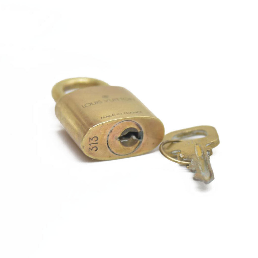 AUCTION Louis Vuitton Gold Lock and Key #313