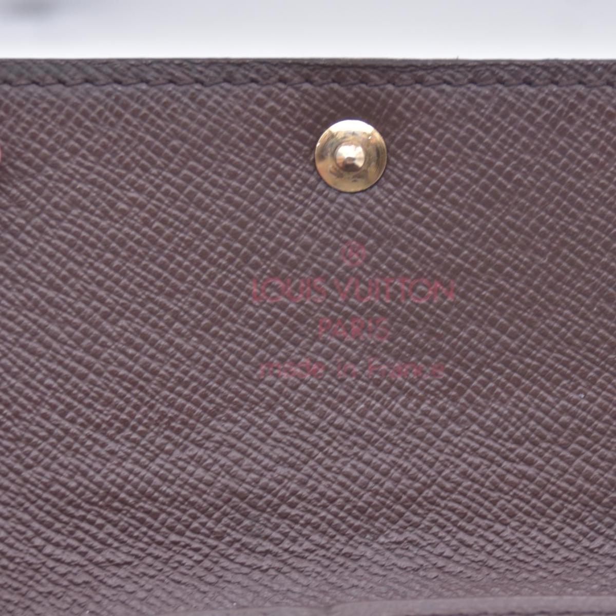 $395 2004 Louis Vuitton Damier Ebene Multicles 6 Key Holder CT0014 CONSIGNMENT 10021148