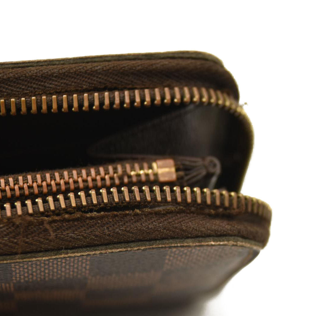 Louis Vuitton  Damier Ebene Zippy Wallet CA4049