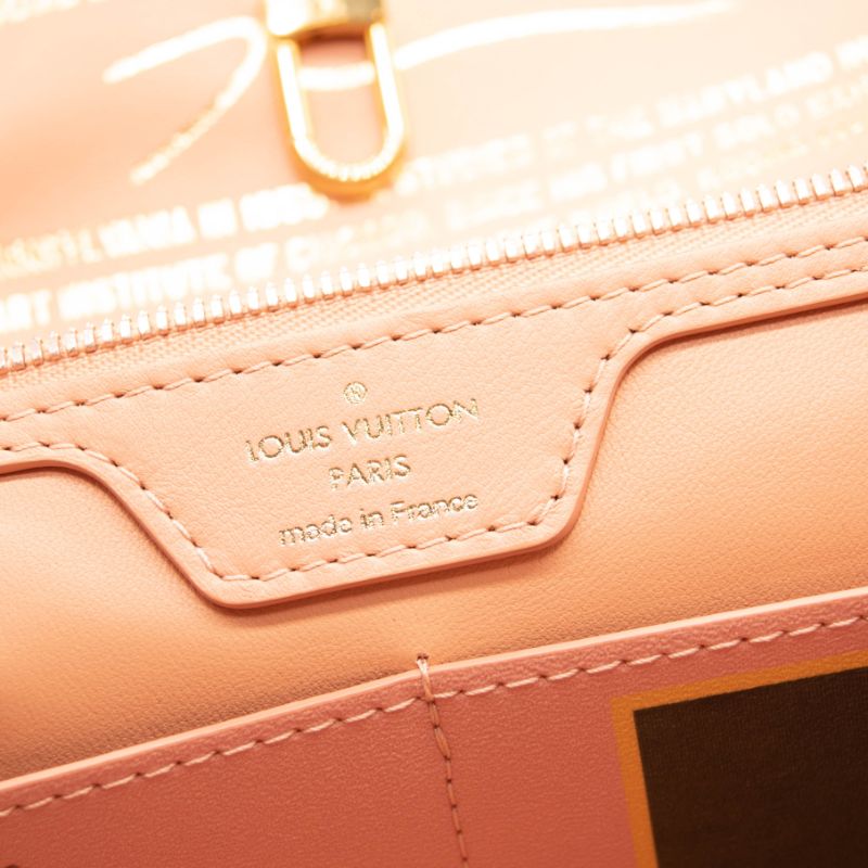 Louis Vuitton Masters Fragonard Neverfull MM Tote Pink