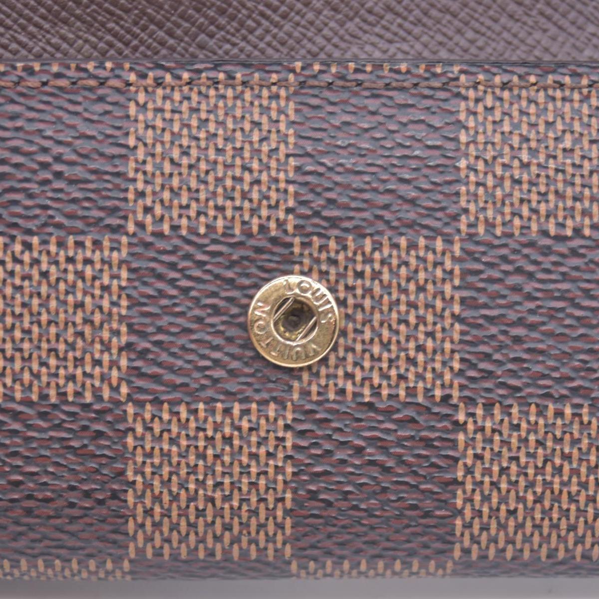 $395 2004 Louis Vuitton Damier Ebene Multicles 6 Key Holder CT0014 CONSIGNMENT 10021148